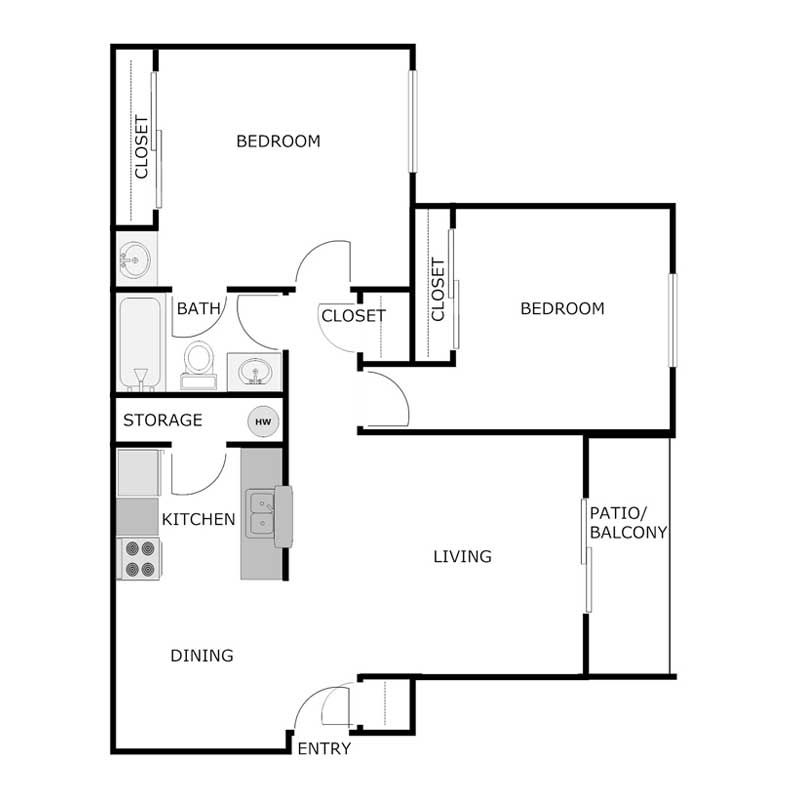 Floor Plans Glen Arbors Apartments Napoleon, Ohio A PRE/3 Property